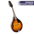Karrera Traditional Sunburst Mandolin with Gig Bag and Strap
