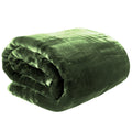 Laura Hill 600GSM Double-Sided Faux Mink Blanket – Green Queen