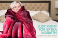 Laura Hill Faux-Mink Blanket Double Sided 220x240cm Soft Plush Throw Rug - SuperSaverAU - view 6