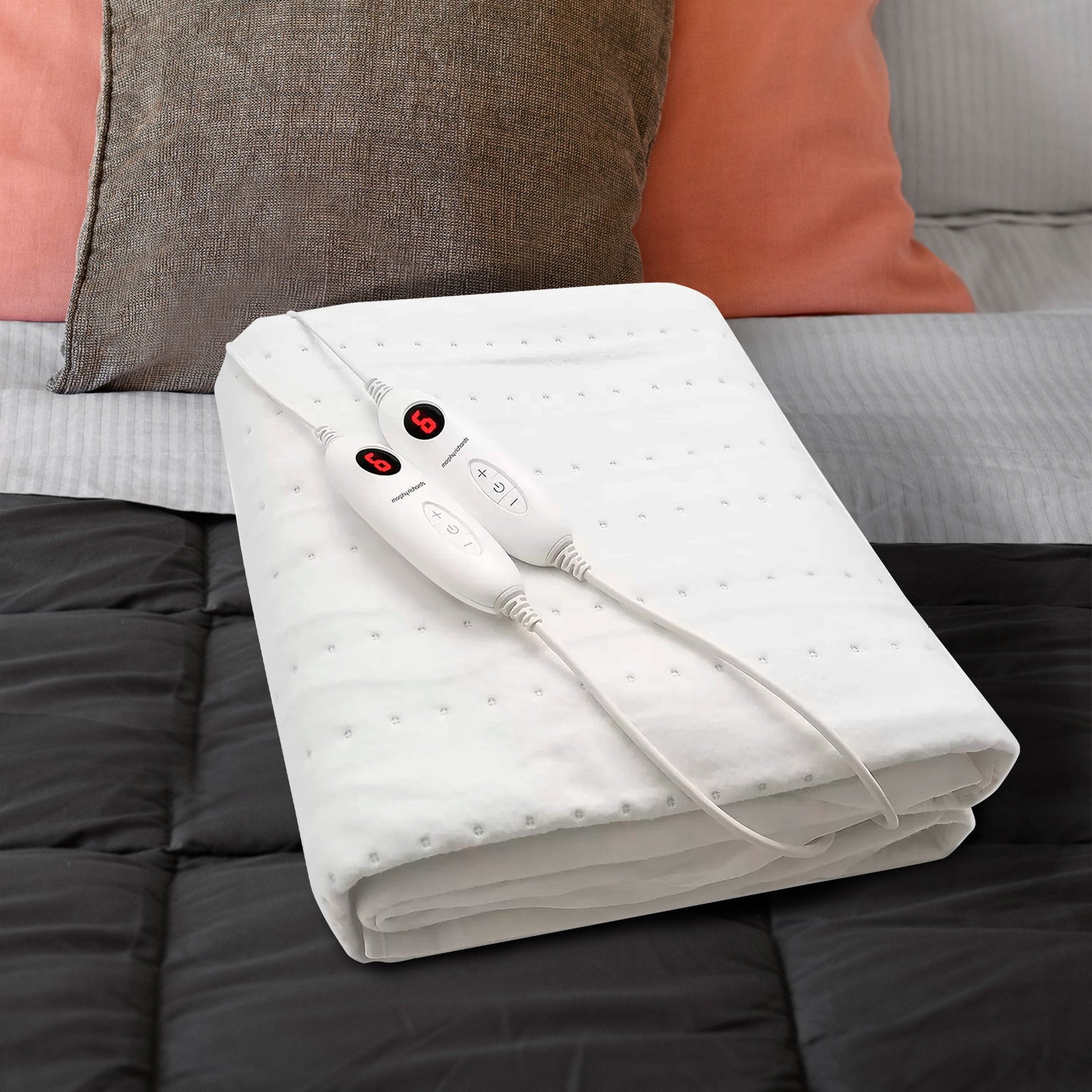 Morphy Richards Electric Blanket Queen - 2 Controllers, 6 Settings, Machine Washable - SuperSaverAU - view 3