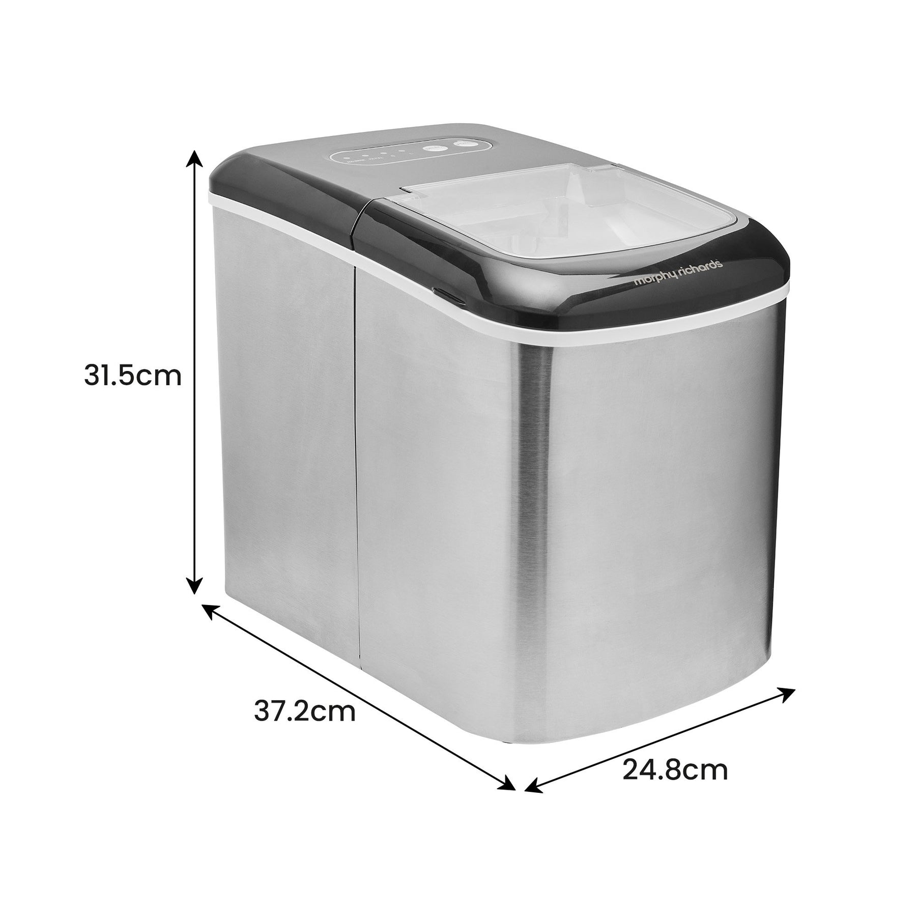 Morphy Richards 15kg Ice Maker in Stainless Steel - SuperSaverAU - view 3