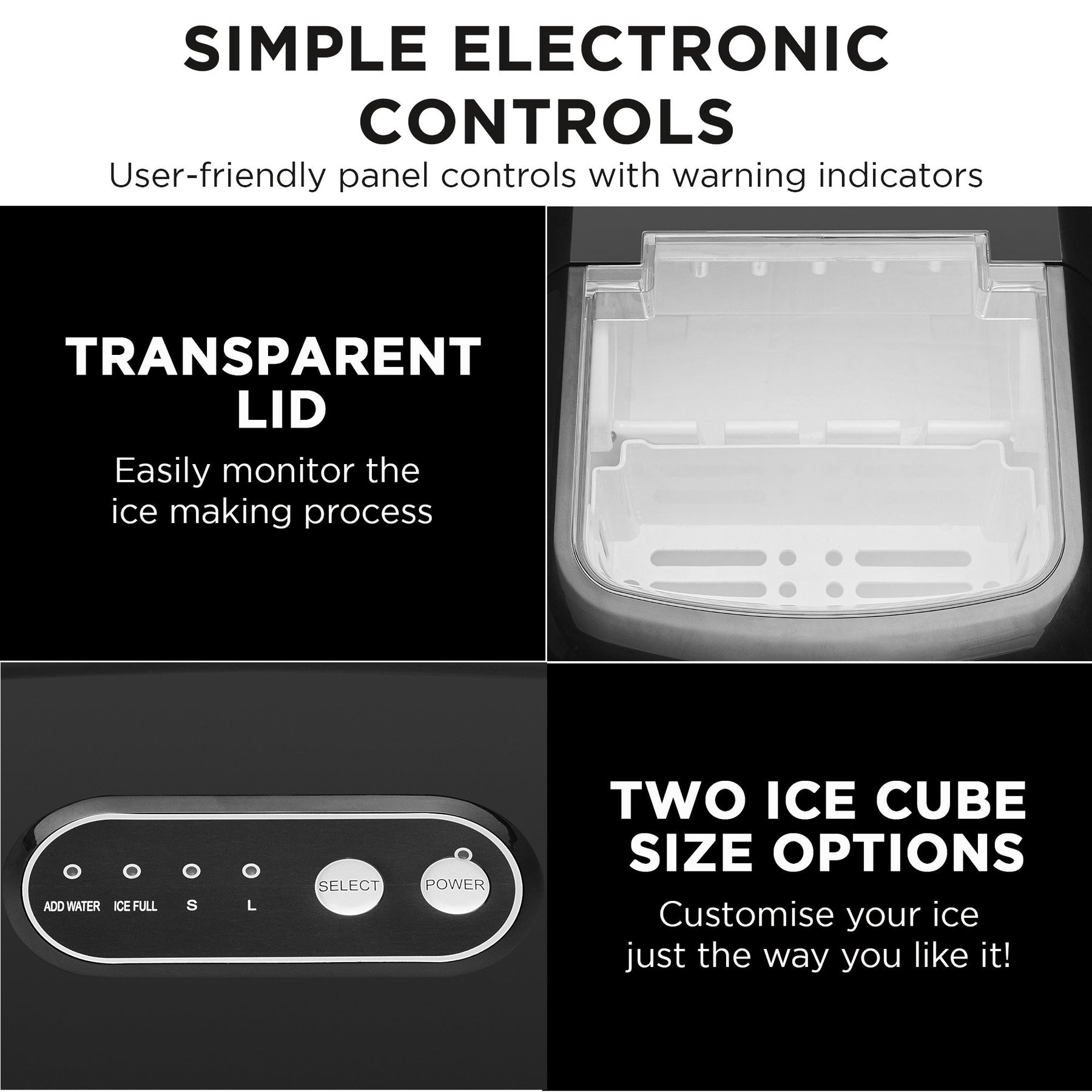 Morphy Richards 15kg Ice Maker in Stainless Steel - SuperSaverAU - view 7