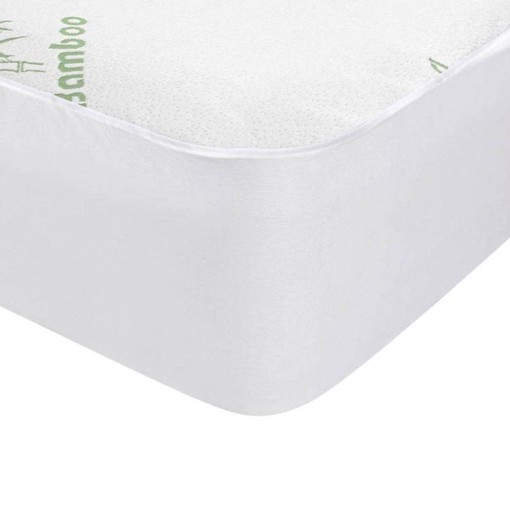 Laura Hill Bamboo Mattress Protector - Double, Waterproof, Temperature Regulating
