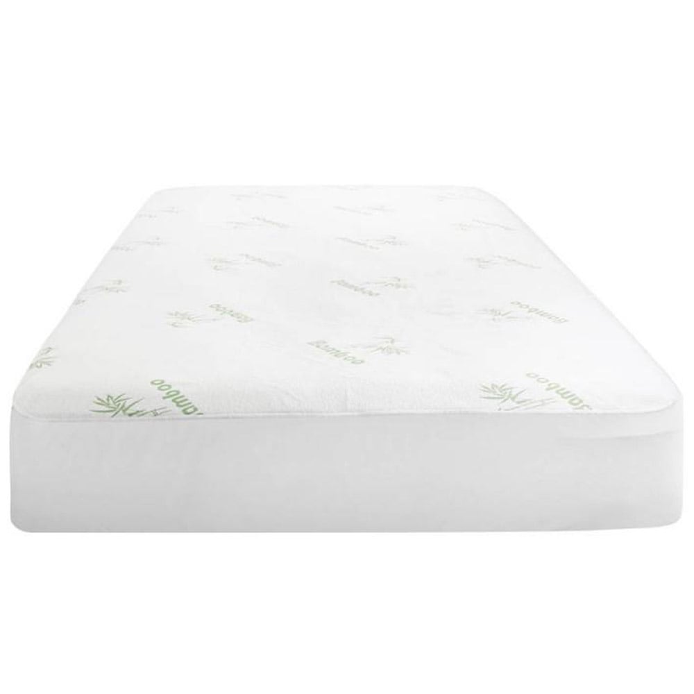 Laura Hill Bamboo Mattress Protector - Queen, Waterproof, 300GSM Fabric, Elasticized Edges