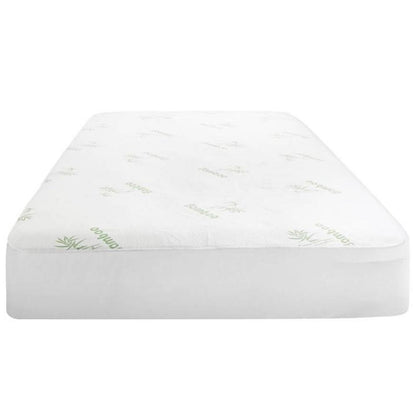Laura Hill Bamboo Mattress Protector - Queen, Waterproof, 300GSM Fabric, Elasticized Edges