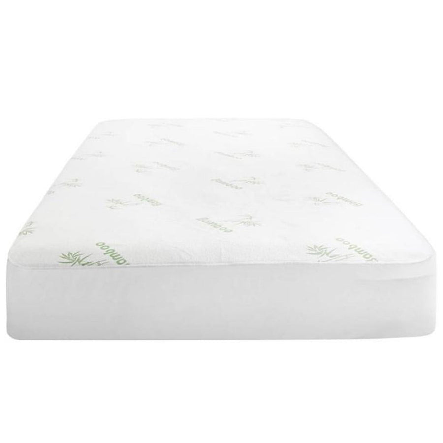 Laura Hill Bamboo Mattress Protector - Queen, Waterproof, 300GSM Fabric, Elasticized Edges - SuperSaverAU - view 1