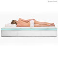 Laura Hill Cool Gel Memory Foam Mattress Topper, Bamboo Fabric Cover, Double - SuperSaverAU - view 2