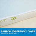 Laura Hill Cool Gel Memory Foam Mattress Topper, Bamboo Fabric Cover, Double - SuperSaverAU - view 3