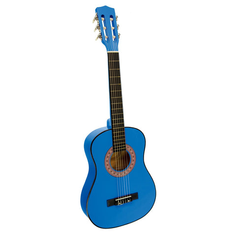 Karrera 34in Children's Wooden Acoustic Guitar - Blue