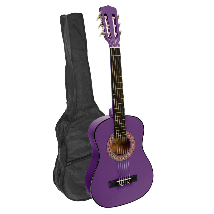 Karrera 34in Children's Wooden Acoustic Guitar - Purple