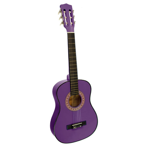 Karrera 34in Children's Wooden Acoustic Guitar - Purple