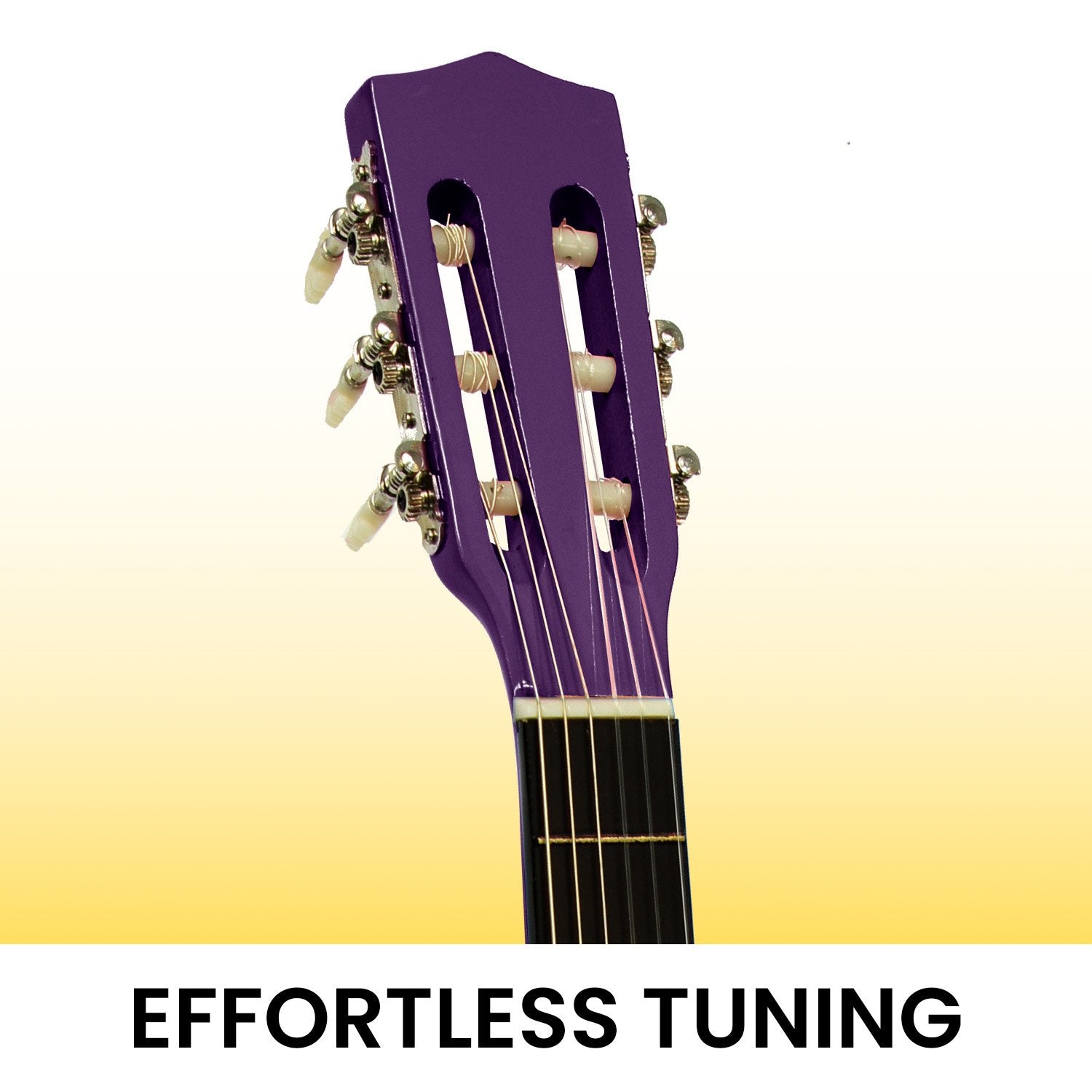 Karrera 34in Children's Wooden Acoustic Guitar - Purple