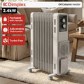 Dimplex 2.4kW Oil Column Heater with Turbo Fan 9 Fin Portable Radiator - SuperSaverAU - view 2