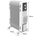 Dimplex 2.4kW Oil Column Heater with Turbo Fan 9 Fin Portable Radiator - SuperSaverAU - view 3