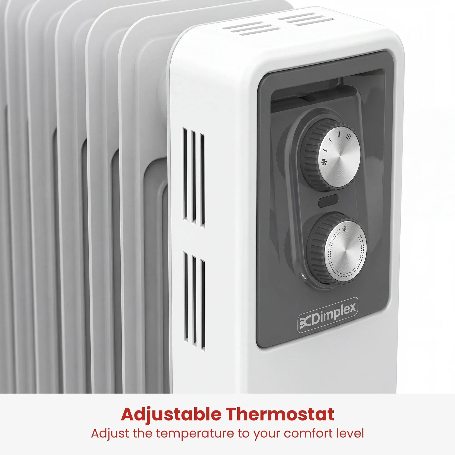 Dimplex 2.4kW Oil Column Heater with Turbo Fan 9 Fin Portable Radiator - SuperSaverAU - view 6