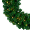 Christabelle 61cm Christmas Wreath with 40 LED Lights & 9 Functions - SuperSaverAU - view 2