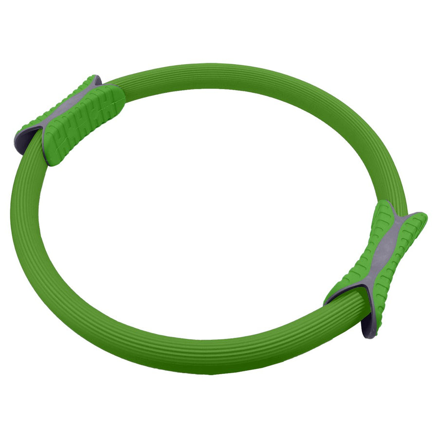 Powertrain Pilates Ring Band Yoga Home Workout Exercise Band Green - SuperSaverAU - view 1