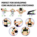 Powertrain Pilates Ring Band Yoga Home Workout Exercise Band Green - SuperSaverAU - view 6