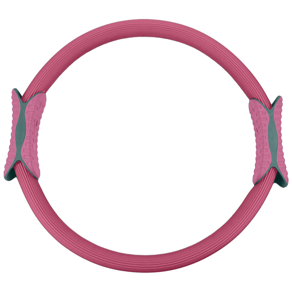 Powertrain Pilates Ring Band Yoga Home Workout Exercise Band Pink - SuperSaverAU - view 2