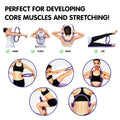 Powertrain Pilates Ring Band Yoga Home Workout Exercise Band Purple - SuperSaverAU - view 6