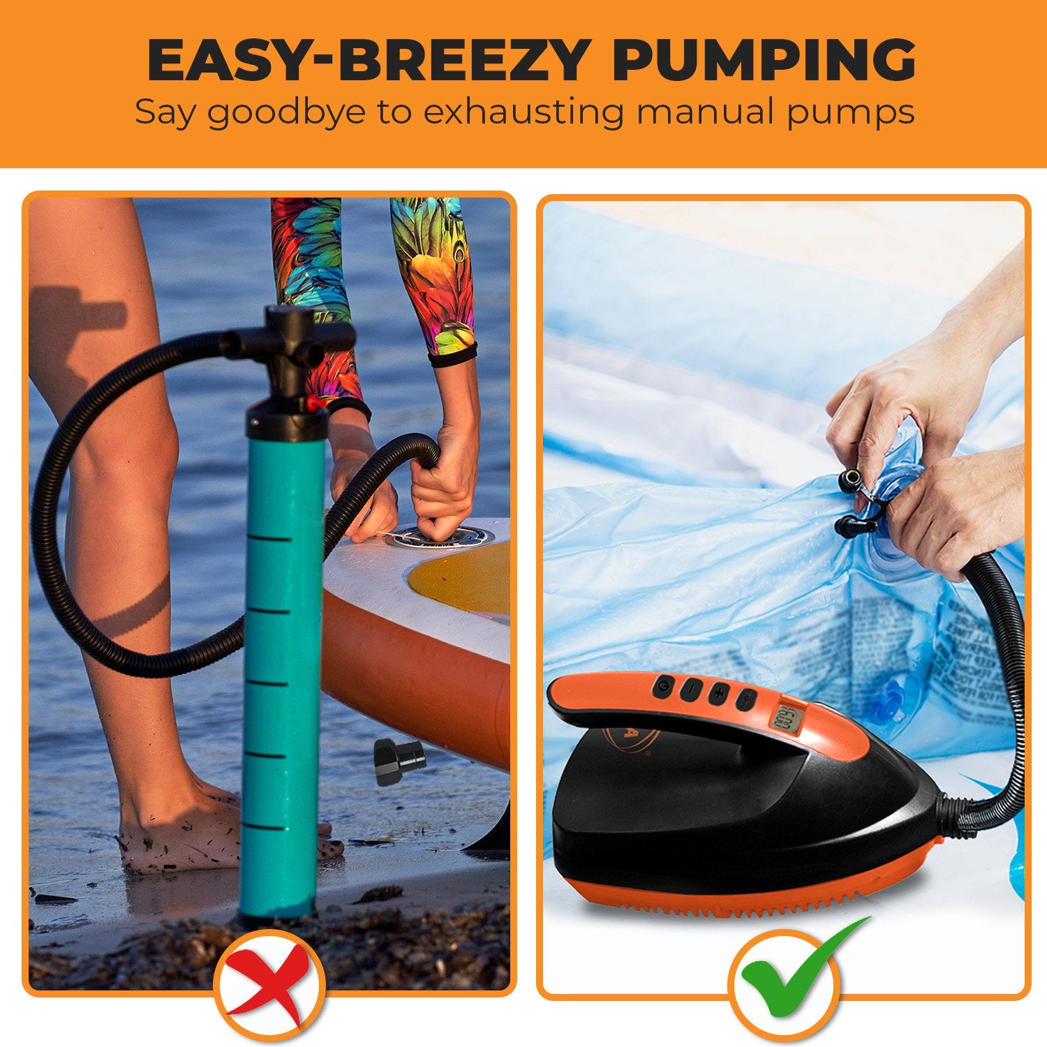 Kahuna Portable Electric Air Pump 12V for Inflatable Paddle Boards - SuperSaverAU - view 6