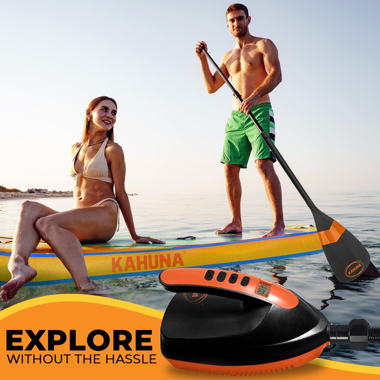Kahuna Portable Electric Air Pump 12V for Inflatable Paddle Boards - SuperSaverAU - view 7