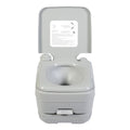 Wallaroo 10L Portable Toilet - Press Flush Pump, 10L Capacity, Durable PE/ABS - SuperSaverAU - view 1