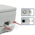 Wallaroo 10L Portable Toilet - Press Flush Pump, 10L Capacity, Durable PE/ABS - SuperSaverAU - view 5