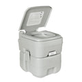 Wallaroo 20l Camping Portable Toilet Press Flush Pump - SuperSaverAU - view 1
