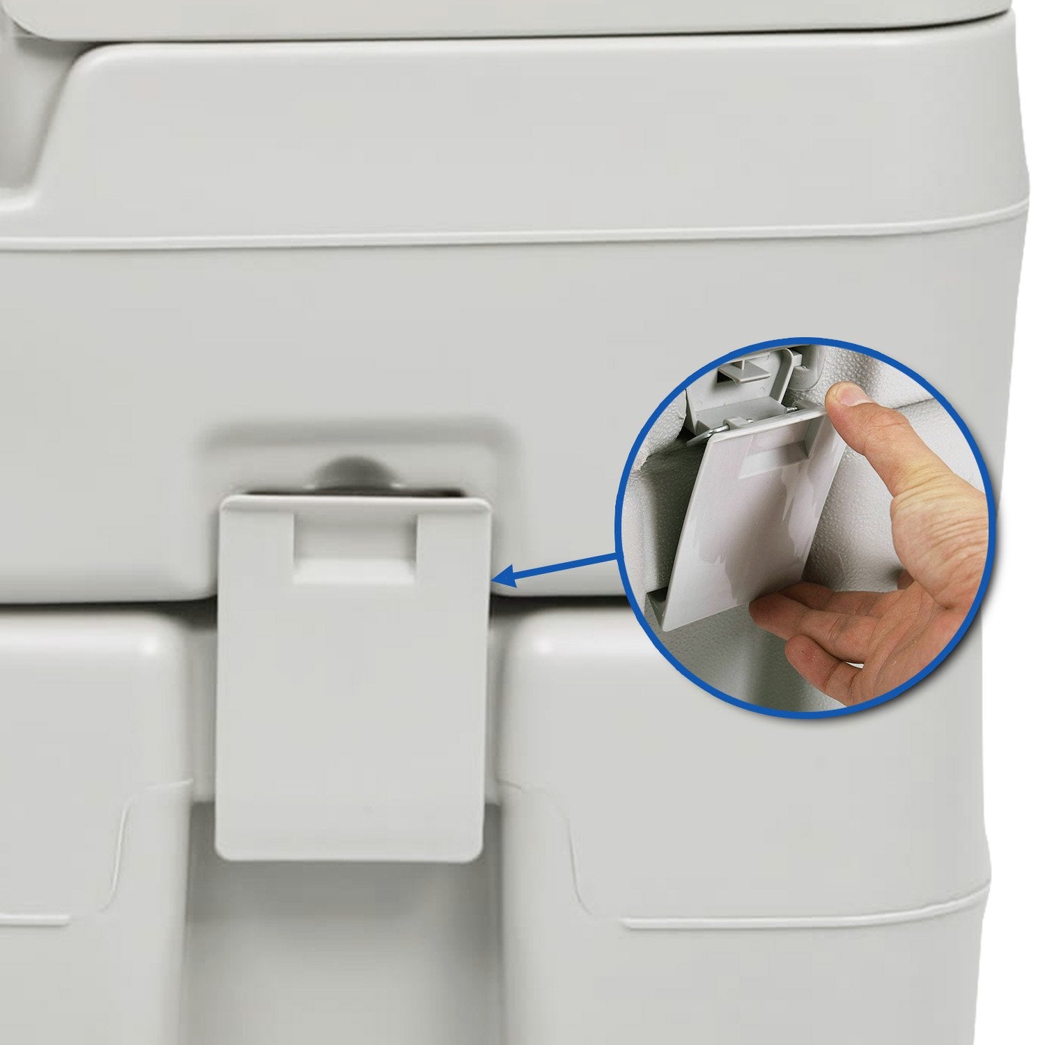Wallaroo 20l Camping Portable Toilet Press Flush Pump - SuperSaverAU - view 12