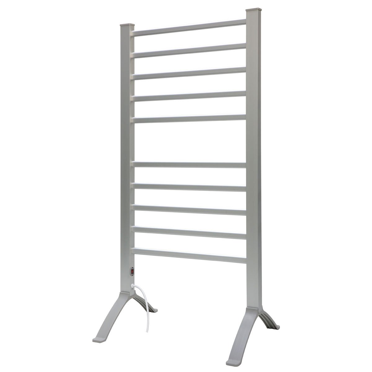 Pronti 2-in-1 Heated Towel Rack 520x935mm Wall Mounted/Freestanding, 10 Rails - SuperSaverAU - view 2