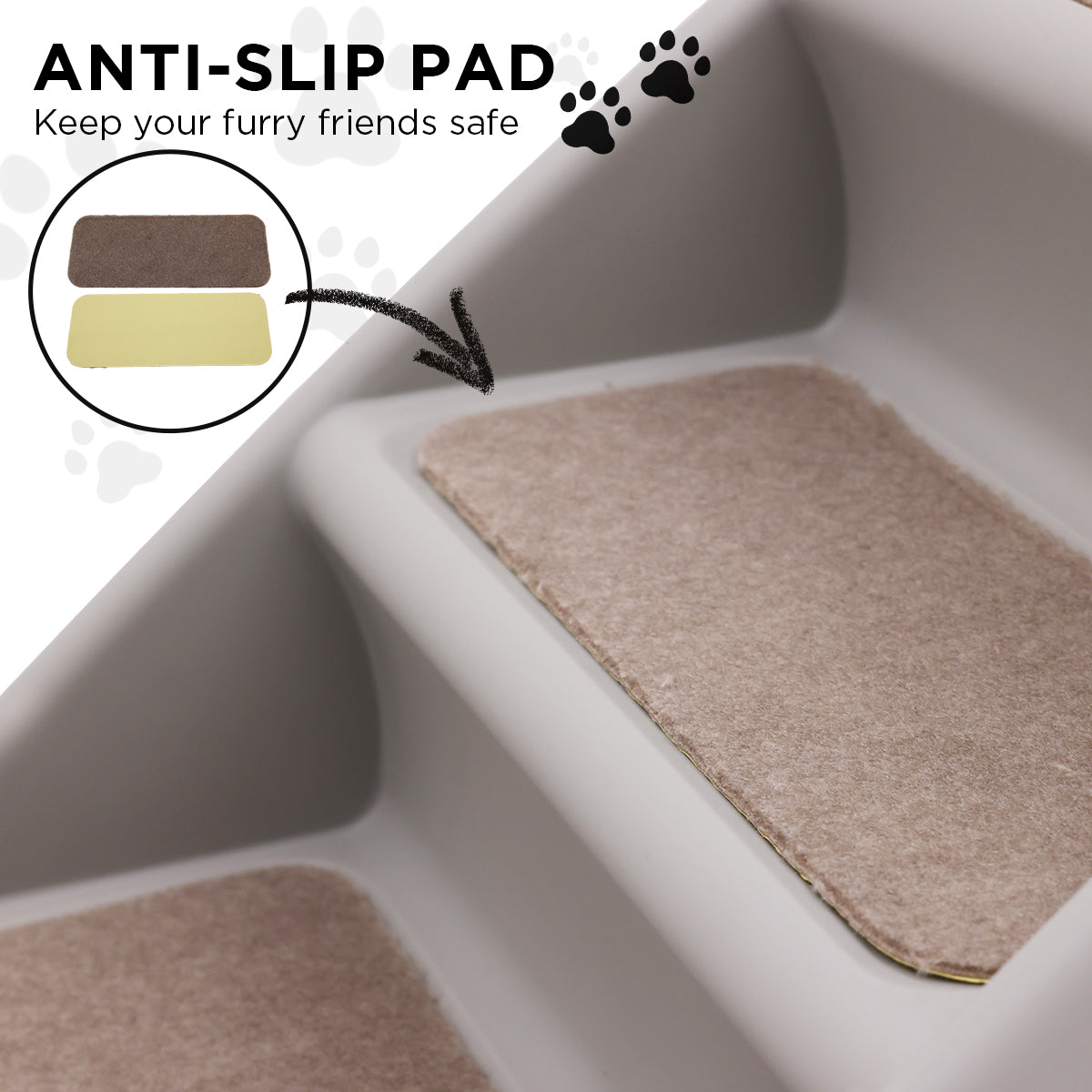Furtastic 50cm Foldable Pet Stairs with Non-Slip Mat for Small Dogs & Cats - SuperSaverAU - view 12