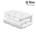 Laura Hill 500GSM Duck Down Feather Quilt 210x210cm - Hypoallergenic Comforter - SuperSaverAU - view 3