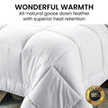 Laura Hill Goose Down Feather Quilt 700GSM - Super King Size, Hypo-Allergenic - SuperSaverAU - view 4