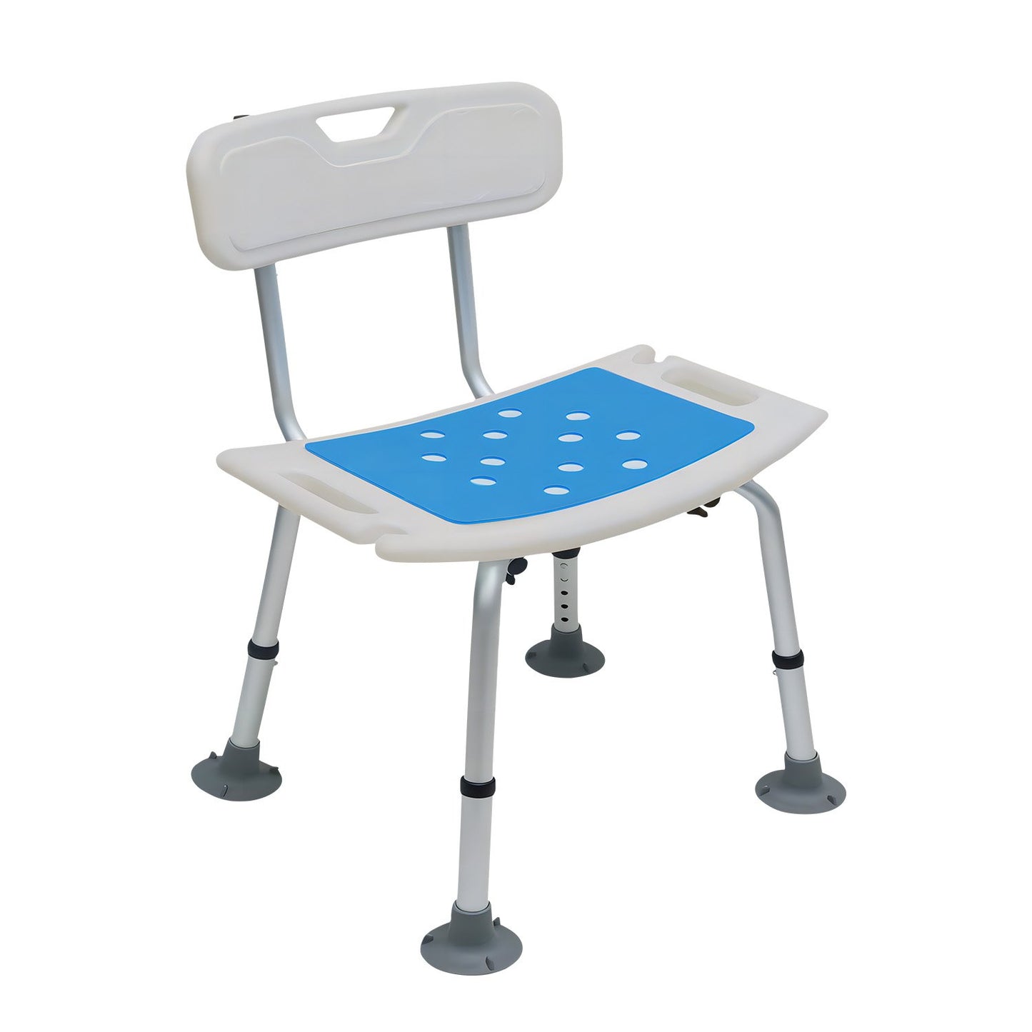 Orthonica Height Adjustable Aluminium Shower Chair - Safe & Comfortable