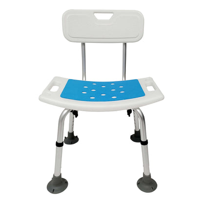 Orthonica Height Adjustable Aluminium Shower Chair - Safe & Comfortable