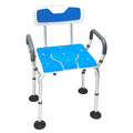 Orthonica Height-Adjustable Aluminium Commode Shower Chair - SuperSaverAU - view 1