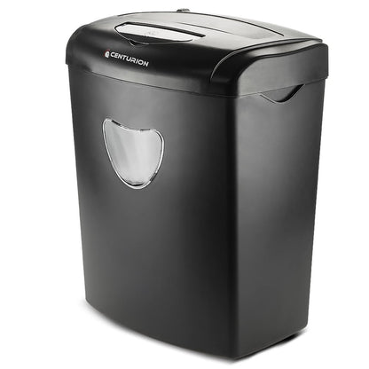 Centurion 21L Cross-Cut Shredder, 10-Sheet, Paper, CD & Credit Card Shredding