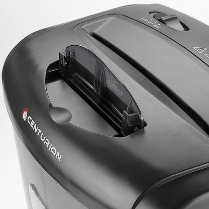 Centurion 21L Cross-Cut Shredder, 10-Sheet, Paper, CD & Credit Card Shredding