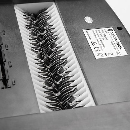 Centurion 21L Cross-Cut Shredder, 10-Sheet, Paper, CD & Credit Card Shredding