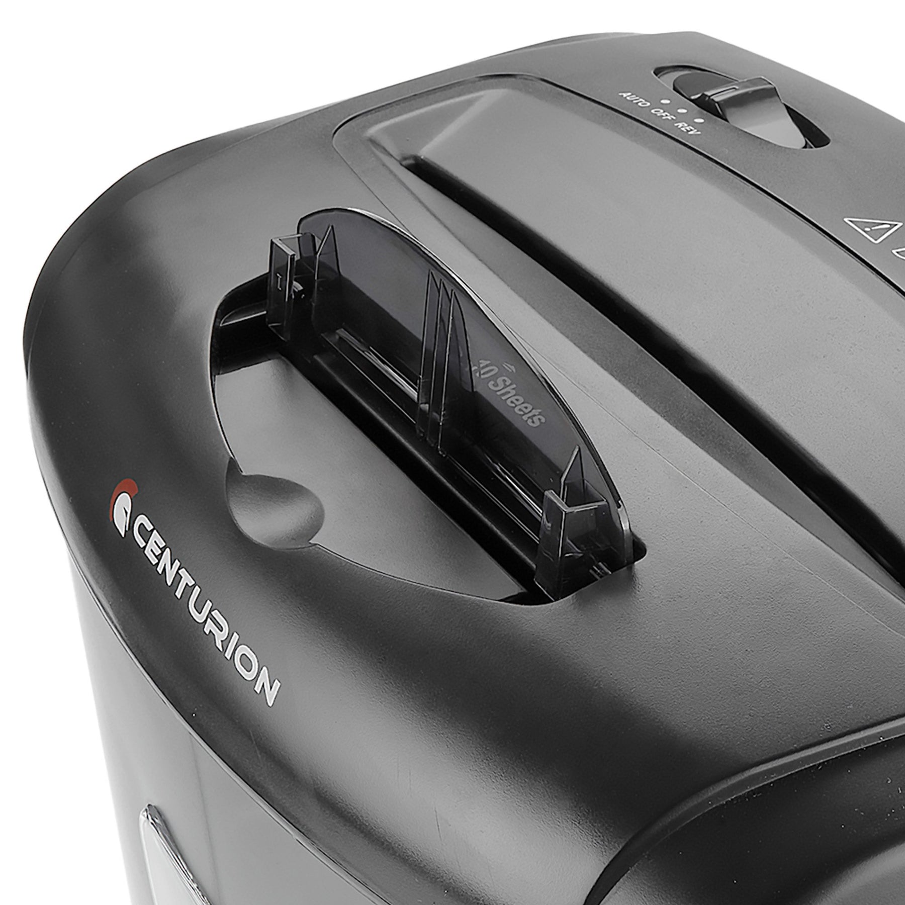 Centurion 21L Cross-Cut Shredder, 10-Sheet, Paper, CD & Credit Card Shredding - SuperSaverAU - view 3