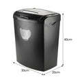 Centurion 21L Cross-Cut Shredder, 10-Sheet, Paper, CD & Credit Card Shredding - SuperSaverAU - view 4