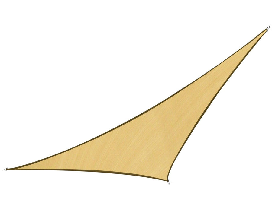 Wallaroo Shade Sail 8m x 8m x 8m - Desert Sand, UV Block, Easy Install - SuperSaverAU - view 1