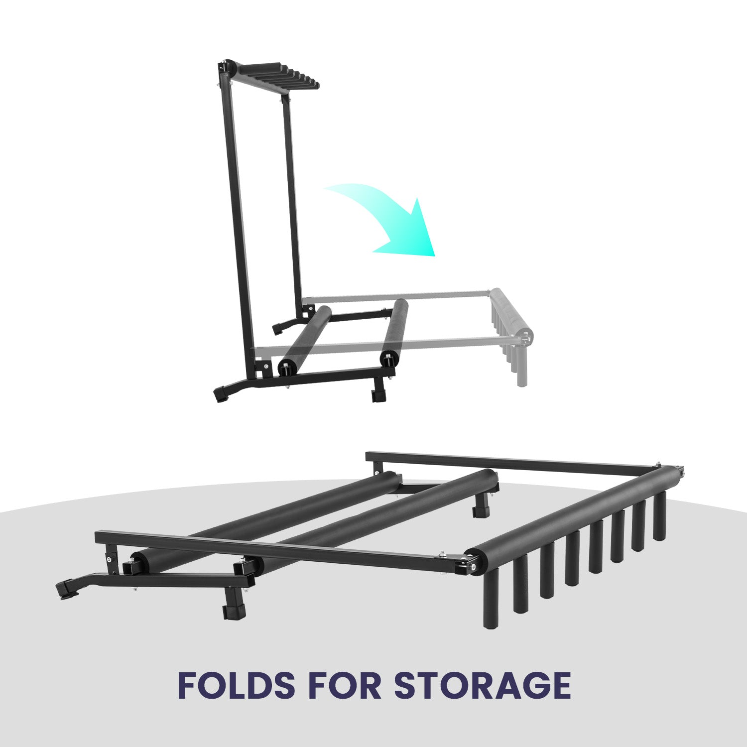 Karrera 7 Guitar Multi Stand - Steel Foldable Rack
