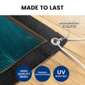 HydroActive Pool Net 5 x 12m - UV Treated, Durable Polyethylene, Aluminium Eyelets - SuperSaverAU - view 2
