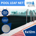 HydroActive Pool Net 5 x 12m - UV Treated, Durable Polyethylene, Aluminium Eyelets - SuperSaverAU - view 3