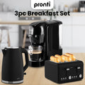 Pronti Breakfast Set with HomeMaid Coffee Machine, Toaster & Kettle