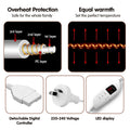 Laura Hill Electric Blanket 160x130 cm Coral Fleece, 9 Temperature Settings, Timer - SuperSaverAU - view 4