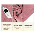 Laura Hill Electric Blanket Throw Rug Coral Fleece 160x130 cm, 9 Temp Settings - SuperSaverAU - view 2