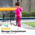 Kahuna 9ft x 6ft Rectangular Trampoline with Safety Net & LED Basketball Set - SuperSaverAU - view 6
